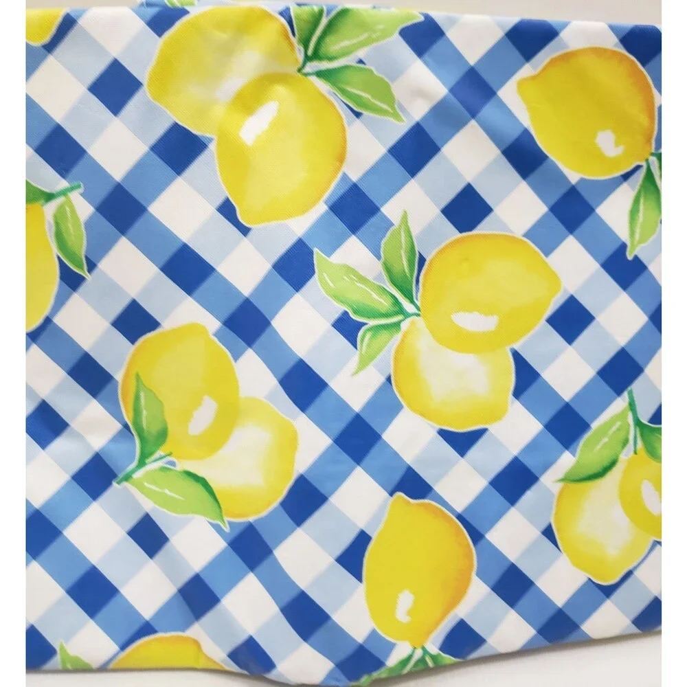 Printed Peva Vinyl Tablecloth, 52